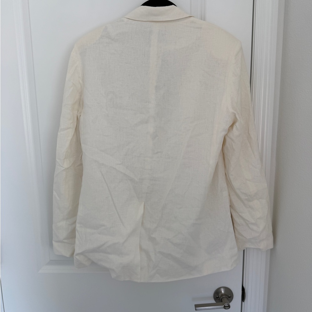 NWT Steve Madden - Imaan Blazer in Coconut Milk - Size M - Linen fabric - Picture 10 of 10